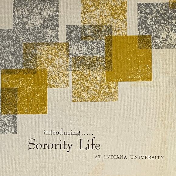 Vintage 1960s Indiana University "Introducing Sorority Life" Book for Students - Picture 7 of 7